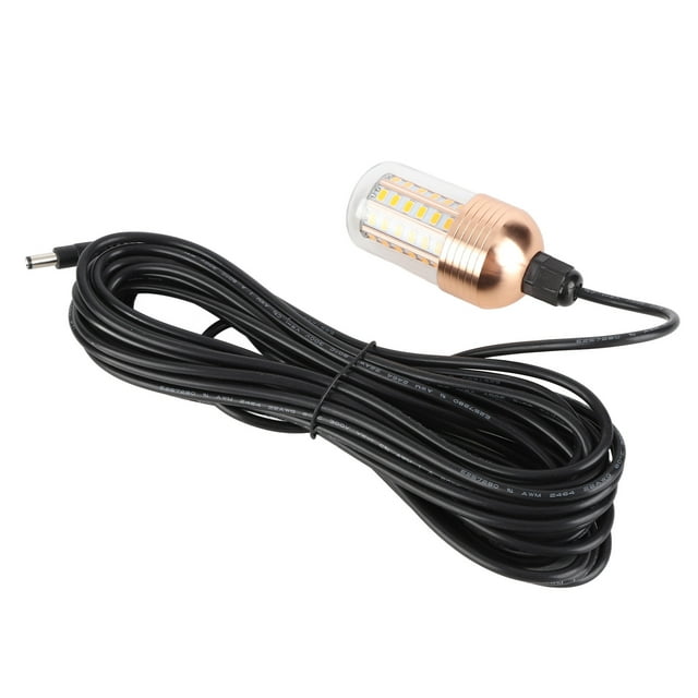 Luz De Pesca LED Super Bright 60 LED 3000LM 30W IP68 Lámpara De Pesca Nocturna Submarina 12-60V