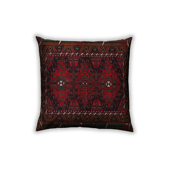 Ahgly Company Outdoor Square Traditional Throw Pillow, 18 inch by 18 inch