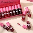 thumbnail image 2 of LNGOOR 10 Pcs Collection de Glaçage pour Lèvres Tons de Baies Éclatant - Rouge à Lèvres Liquide Longue Tenue, Imperméable et Hydratant avec Effet Volumisant pour Tous les Types de Peau - Fini Brillant et Rosé Parfait Cadeau Se, 2 of 6