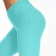 thumbnail image 3 of Pantalones de yoga de cintura alta para mujer Control de barriga Adelgazante Leggings texturizados para correr Entrenamiento Ruched Butt Lift Pants Ormromra WMZL-864-28, 3 of 5
