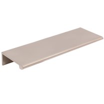 Cabinet Edge Pull, 3 Inches, 5-1/4" Overall Length, Satin Nickel by Stone Harbor Hardware