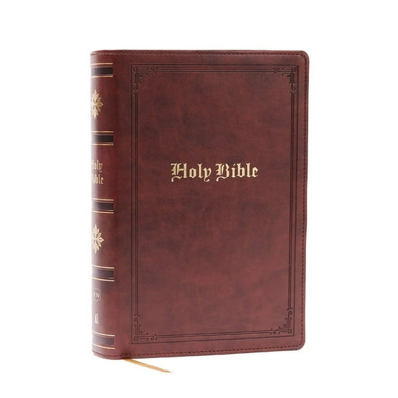 KJV Holy Bible: Personal Size Giant Print, Brown Leathersoft, Red Letter, Comfort Print: King James Version, (Hardcover)