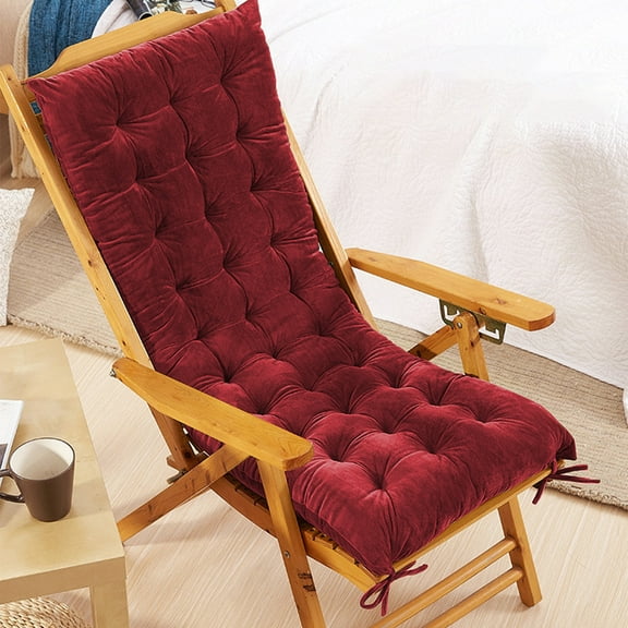Byujiro Rocking Chair Cushion Seat Cushions for Home Use- Tufted Corduroy Floor Cushions for Living Room Tatami-47 Inch