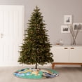 thumbnail image 4 of Lsque Bluey Print Christmas Tree Skirt with Ties and Velcro,Xmas Holiday Decorations, Adjustable Tree Skirt-30", 4 of 6