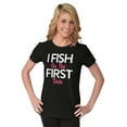 thumbnail image 4 of Fishing Girls Cute Flirty First Date Womens Slim Fit Graphic Tee Brisco Brands S, 4 of 5