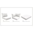 thumbnail image 1 of Coussin Arrière Haut pour Barbedos-17a en Voile Blanche, 1 of 2