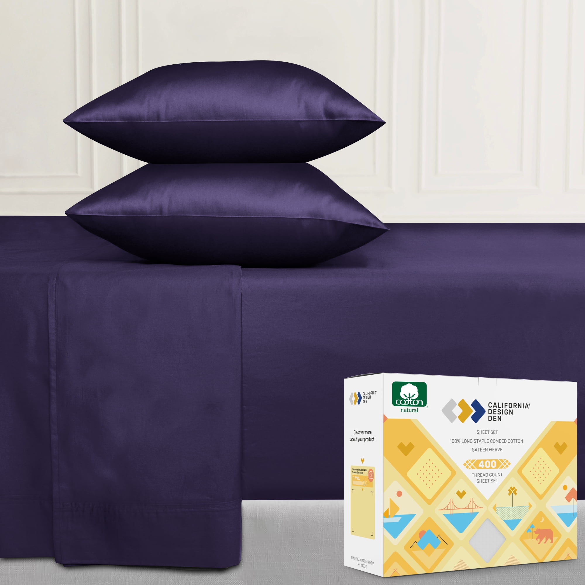 Details about   Martex Green Gray Mosaic Standard Pillowcases Set 400 Thread Count Cotton 20x30 