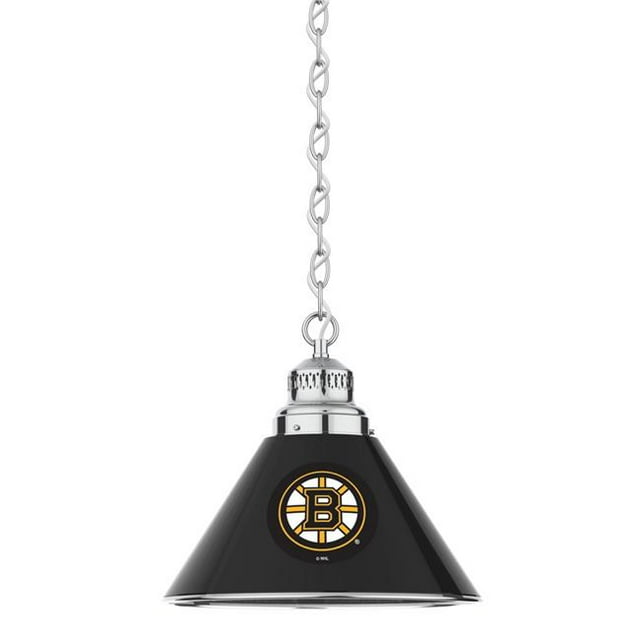 Holland Bar Stool BL1CHBosBru NHL Boston Bruins Single Shade Pendant Light - Chrome