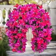 thumbnail image 4 of Artificial Faux Bougainvillea Flowers Plants for Outdoor Decoration,Fake Silk Long Trailing Vines UV Resistant Realistic for Front Door Porch Planter Patio Balcony, 4 of 9