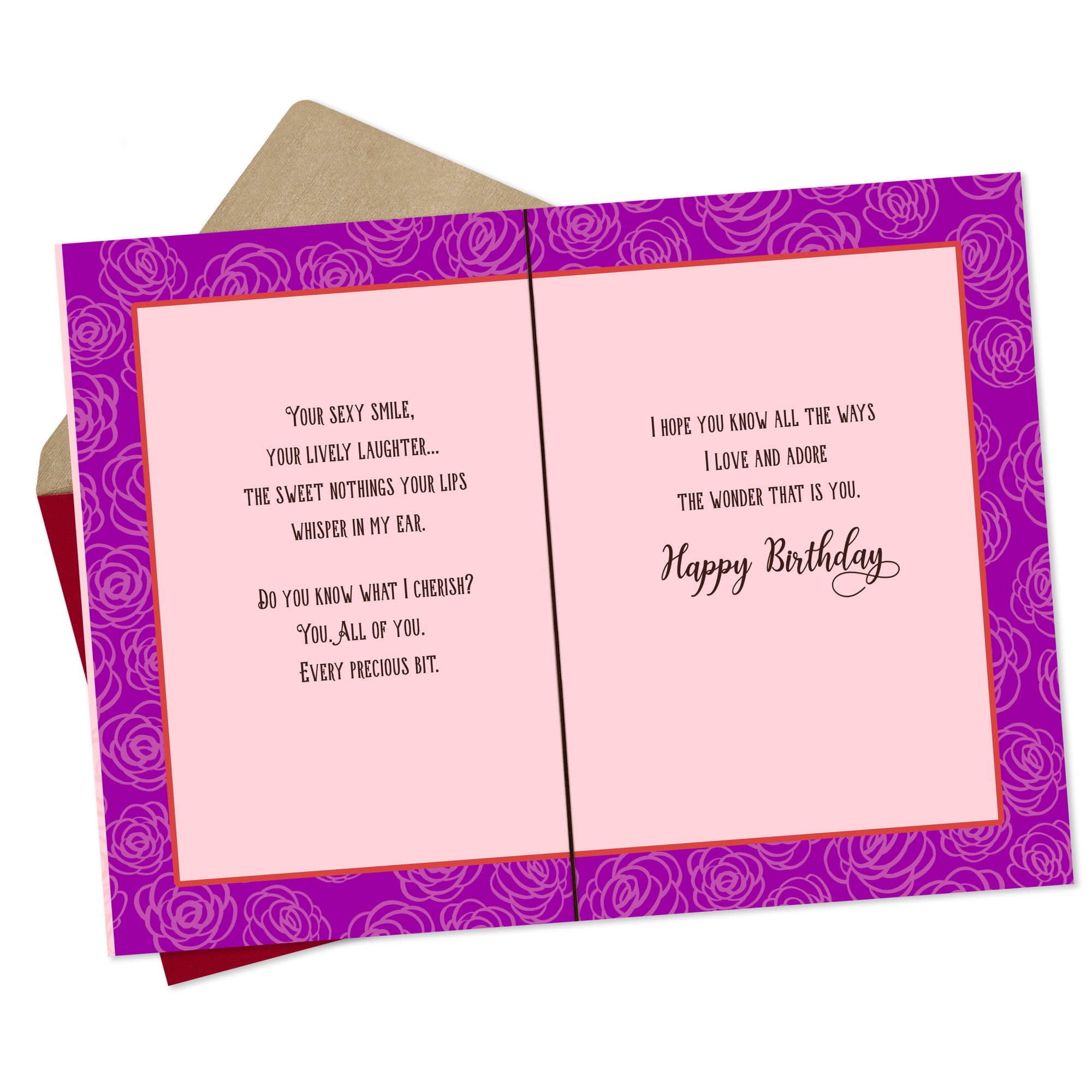 Hallmark Mahogany Romantic Birthday Card (Love Every Bit of You)