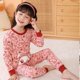 thumbnail image 2 of Pijamas para niños y niñas, ropa de dormir para niños de 6, 8, 10 y 12 años, 100% algodón, con dibujos de animales, pijamas de manga larga para Navidad, 2 of 4