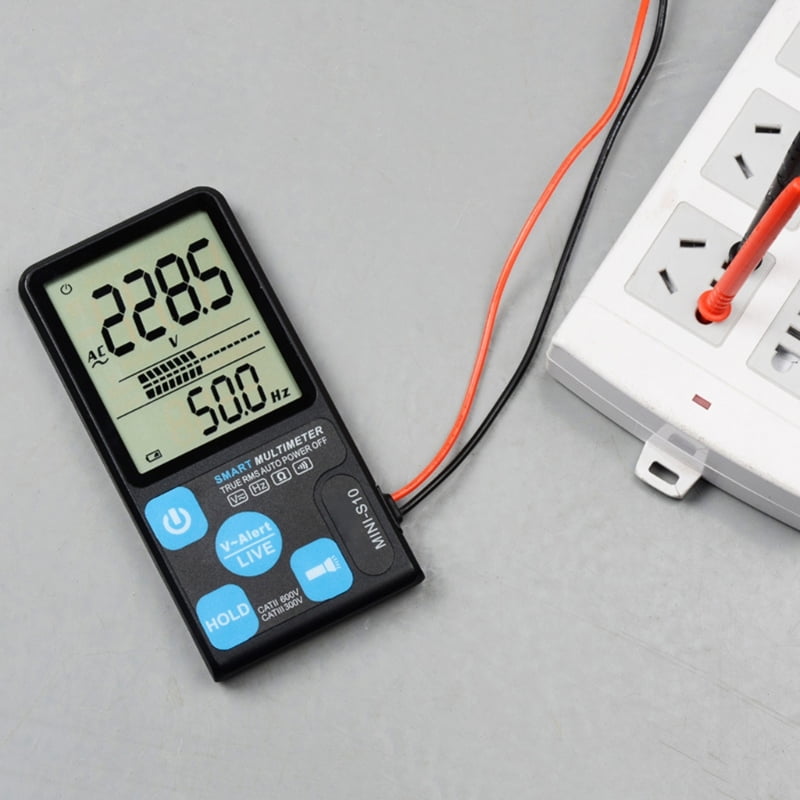 Digital Multimeter Tester for Smart Auto Range Voltmeter for Electrical Testing
