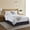 Black, variant on Luxury Bed Skirt  Solid Microfiber Pleated 14" Drop Premium Dust Ruffle