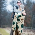 thumbnail image 3 of Denali Home Collection Denali Deer/Spruce Microplush Blanket, 3 of 4