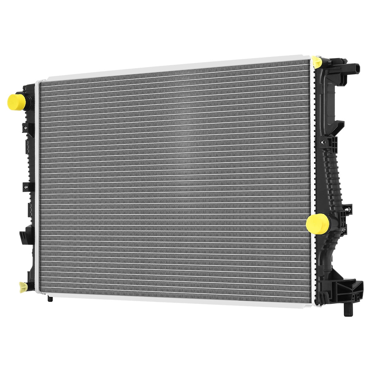 LEDKINGDOMUS Aluminum Radiator for 2014-2018 Jeep Cherokee (Fits L4 2.4L & V6 3.2L) High Cooling Efficiency Leakproof Design