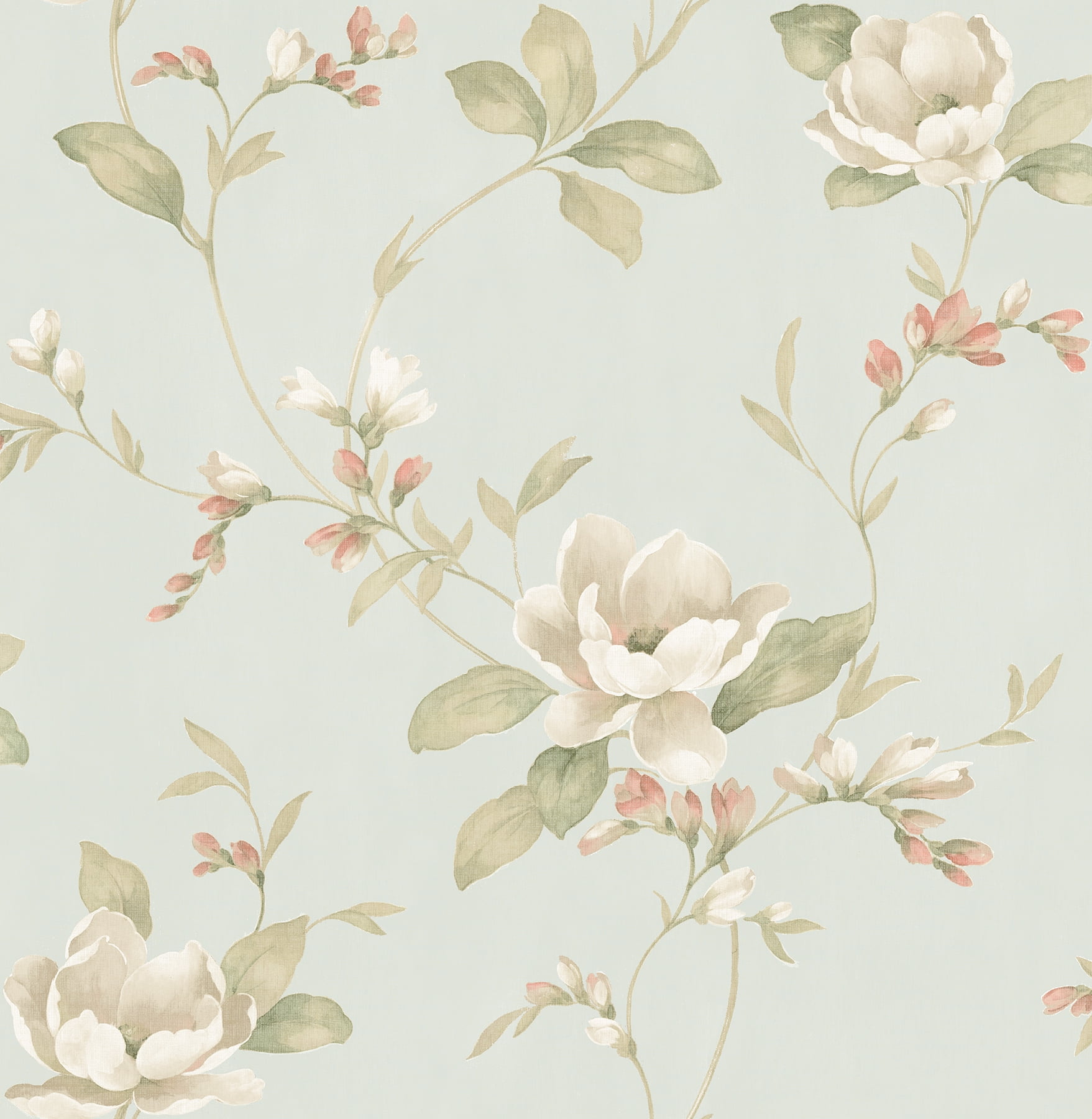Sage Green Floral Wallpaper : Kolonin - Tove Sage Green in 2021 | Sage