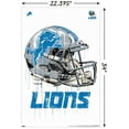 thumbnail image 2 of NFL Detroit Lions - Drip Helmet 20 Wall Poster, 22.375" x 34", 2 of 3