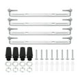 thumbnail image 1 of Unique Bargains 165mm Ceiling Light Plate Kit Light Fixture Mounting Bracket Plate Crossbar for Pendant Wall Light 4 Set, 1 of 7