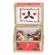 thumbnail image 3 of Miniature Jewelry Box Vintage Dollhouse Toy Box Simulated Wood Decoration Accessories, 3 of 5
