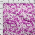thumbnail image 2 of oneOone Cotton Poplin Twill Fuschia Pink Fabric Florals Craft Projects Decor Fabric Printed By The Yard 56 Inch Wide, 2 of 4