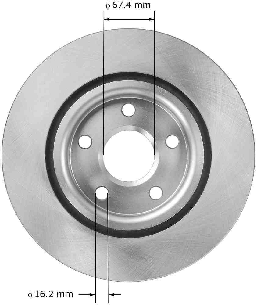 Bendix PRT5865 Premium Brake Rotor