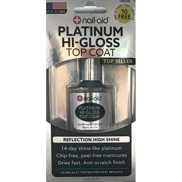 Nail Aid Platinum Higloss Top Coat