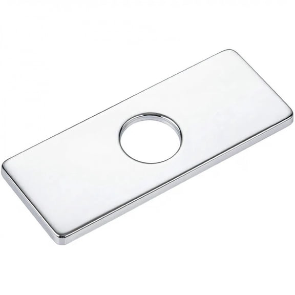 1PC Faucet Plate Hole Tap Cover Deck Plate Stainless Steel Bathroom Kitchen Sink For Most Single Hole Faucet