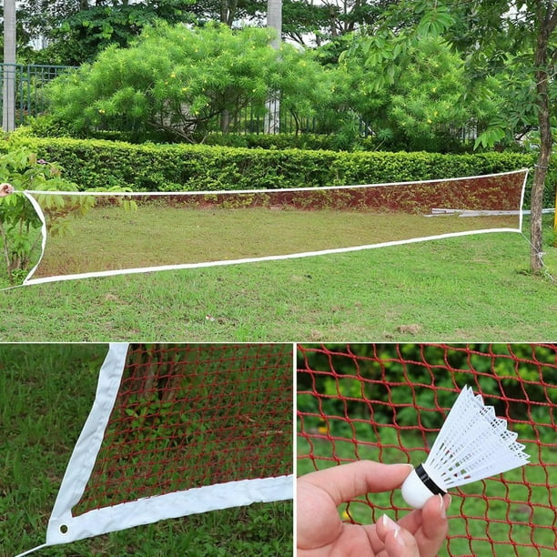 Filet de badminton pliable Dioche, ensemble de badminton avec filet, pour  la compétition amusante de divertissement à la maison 
