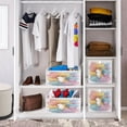 thumbnail image 6 of Foldable Fabric Storage Bin Home Cubes Clothing Organizer Bins Large Collapsible Box Basket for Home Organizer Cat and Colorful Clouds, 6 of 7