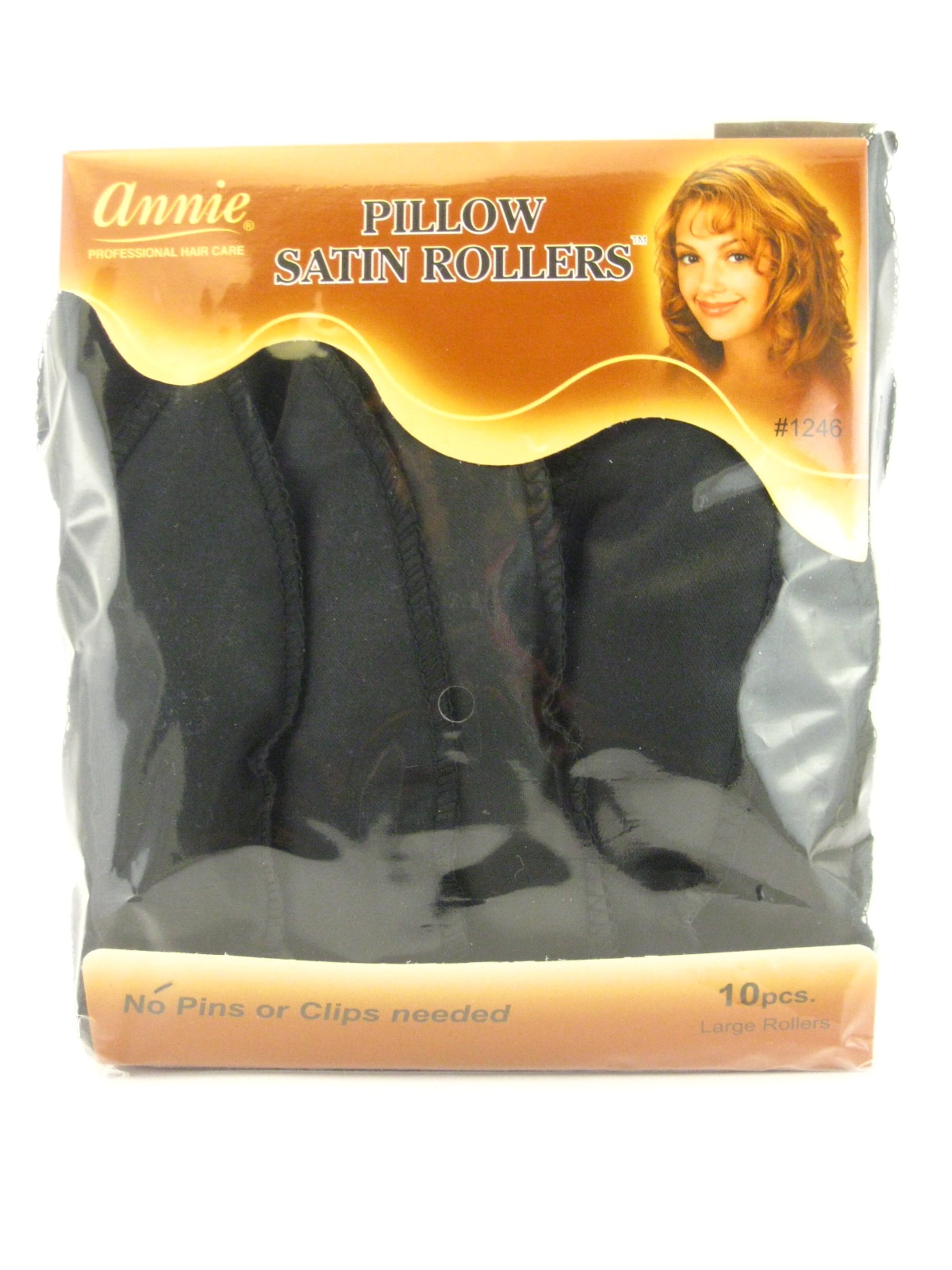 Annie Pillow Satin Rollers, Large, 10 Count