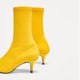 thumbnail image 5 of Botas de calcetín de otoño para mujer, tacones altos de tela elástica, botines con punta estrecha, zapatos de tacón de aguja para mujer-AM, 5 of 5