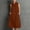 Brown, variant on Shirt Dresses for Women Plus Size Sun Dress Solid Color Sleeveless V Neck Button Down Regular Fit 2026 Summer Semi Formal Wedding Guest Dress