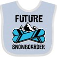 thumbnail image 3 of Inktastic Snowboarding Future Snowboarder Boys or Girls Baby Bib, 3 of 4
