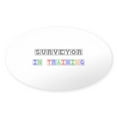 thumbnail image 1 of CafePress - Surveyor In Training Oval Sticker - Sticker (Oval), 1 of 1
