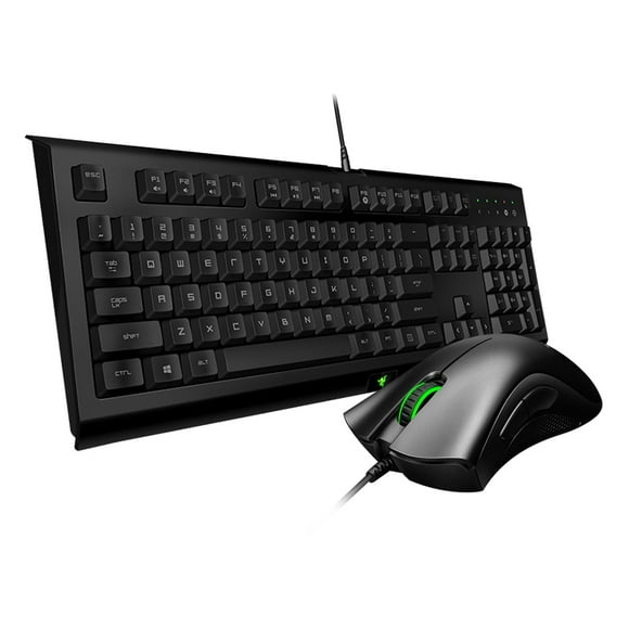 Razer Cynosa Keyboard and DeathAdder Essential Mouse Combo - Black Gaming Set with 104 Anti-Spill Keys and 6400 DPI Ergonomic Mouse for Ultimate eSports Performance