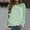 Mint Green, variant on Womens Sweatshirt, Tie Dye Long Sleeve Tunic Tops Crew Neck Lightweight Fall Winter Clothes Loose Fit Pullover