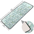 thumbnail image 2 of SKYSONIC 2'X6' Cute White Bunny Runner Rug with Rubber Backing, Easter Rabbits Non Slip Entryway Rug Runner Washable Soft Area Rug Carpet for Hallway Bedroom Kitchen Decor, 2 of 6