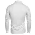 thumbnail image 2 of Men's high-neck bottoming shirt Slim-fit basic knitted warm top casual long-sleeved pullover, 2 of 4