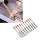 thumbnail image 1 of Bits Juego De 10 Fresas Rotativas De Acero De Tungsteno Chapado En Ti Con Vástago De 1/4 De Pulgada, Brocas De Doble Corte Para Metal, Madera, Piedra, Pulido, Desbarbado Y Tallado, 1 of 7