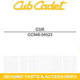 thumbnail image 3 of CUB CADET 946-04523 Control Cable 57.21" ES CC550SP CC550ES 746-04523, 3 of 6