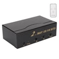 thumbnail image 2 of Conmutador KVM VGA 2 en 1, 4 puertos USB, Monitor de ordenador, ratón, teclado, para compartir vídeo, interruptor VGA, enchufe 100-240VEU, 2 of 5