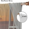 thumbnail image 6 of Tropical Ocean Sunset Curtains, Sea Beach Seaside Sailing Boat Ship Nautical Scenery Print Rod Pocket Blackout Window Curtains for Bedroom Living Room, 84" W X 84" L, 6 of 6