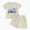 08 Beige, variant on Kaprioy Baby Boy Easter Outfits Toddler Boys Summer Clothes Short Sleeve Easter Rabbit Truck Embroidery T-Shirt Striped Solid Shorts 2Pcs Set