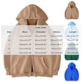thumbnail image 3 of AnuYalue Hoodie Jacket for Men Loose Long Sleeve Hooded Sweatshirt Soft Double Zipper Tops with Pockets, 3 of 6