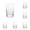 Clear*5, variant on Stackable Plastic Drinking Cups with 14 Ounces Capacity, Heat-Resistant Reusable Tumblers for Home, Restaurant, and Party Use, Colorful Beverage Cups