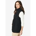 thumbnail image 3 of Jessica London Women's Plus Size Quilted Vest, 3 of 3