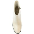thumbnail image 4 of Journee Womens January Inside Zip Stacked Heel Booties, 4 of 8
