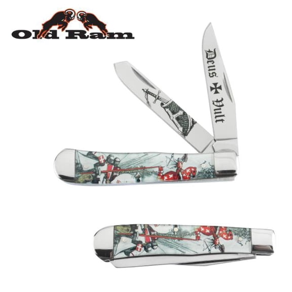 Old Ram Gentlemen Trapper 2 Blade Manual Folding Knife