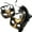 Black Gold, variant on MasqStudio Couples Black Gold Masquerade Ball Mask Pair Feather Mardi Gras Party Valentines Gift for Her