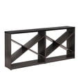 thumbnail image 5 of Console Tables for Entryway, X Shape Detachable ExtraLong Table with Storage for Living Room, 5 of 8